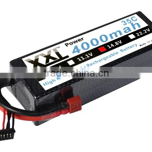 High Capacity 4000mAh 14.8v rc Lipo Battery 35c Battery Pack photo-4