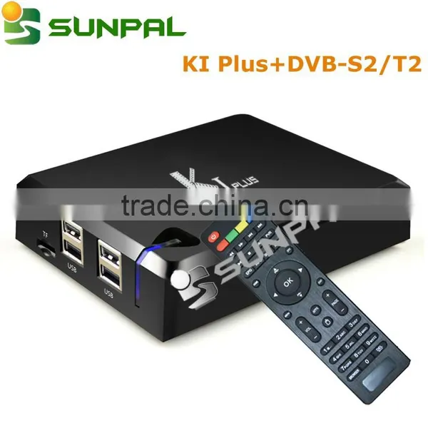 China Top Selling Android DVB S2 DVB T2 Combo Ott tv Box k1 Plus Iptv Dvb s2