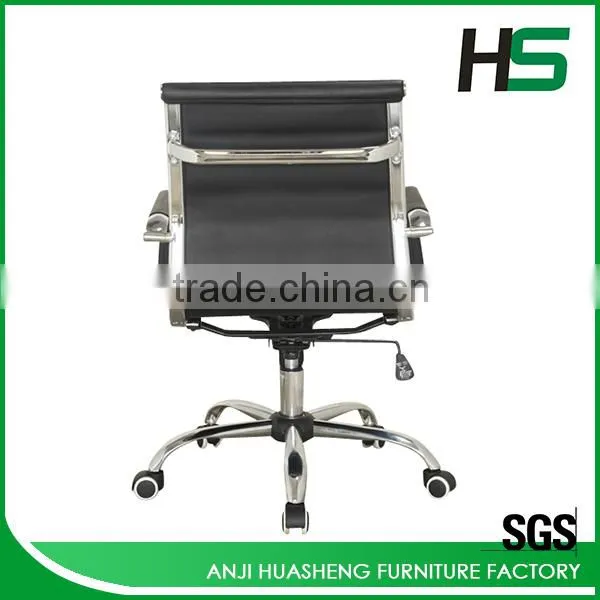 Cheap Black PU Leather Swivel Easy Chair photo-4