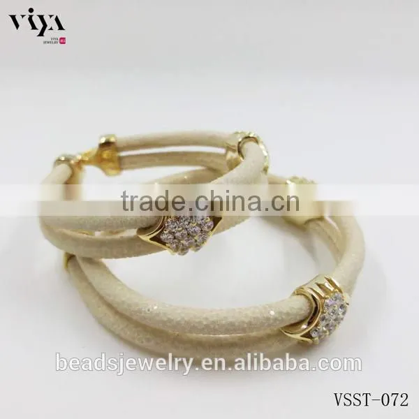 2016 Fashion Design For Men Sterling Silver 925 Plated Modern Design Python/ Stingray Bracelet For Watch Lover photo-2