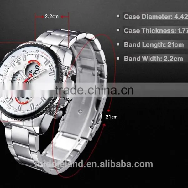 Stainless Steel Band Men's Quartz Watches Business Casual Men's Big Crown Men's Wristwatches MIDDLELAND 8018 photo-3