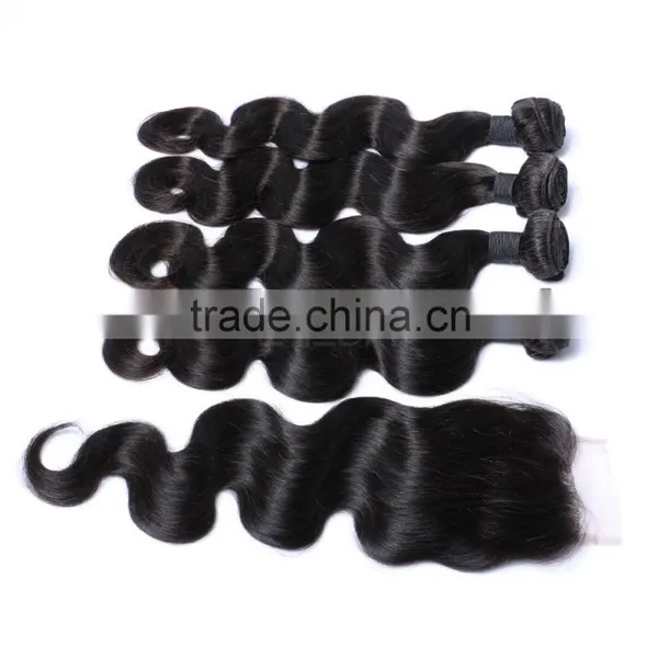 Brazilian Hair Bundles Unprocessed Virgin Body Wave Hair With Closure Hair Styles Short Wavy Hair Quality Choice Su photo-3