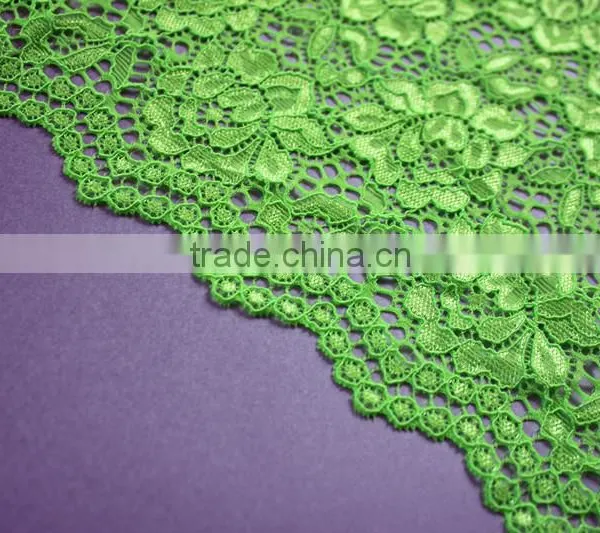 Fancy Candy Green Lace Fabric photo-2