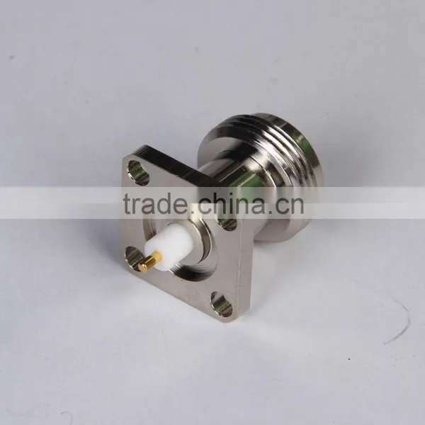 Crimp Terminal RF N Connector for Flange, High Frequency With 50 Ohms photo-2