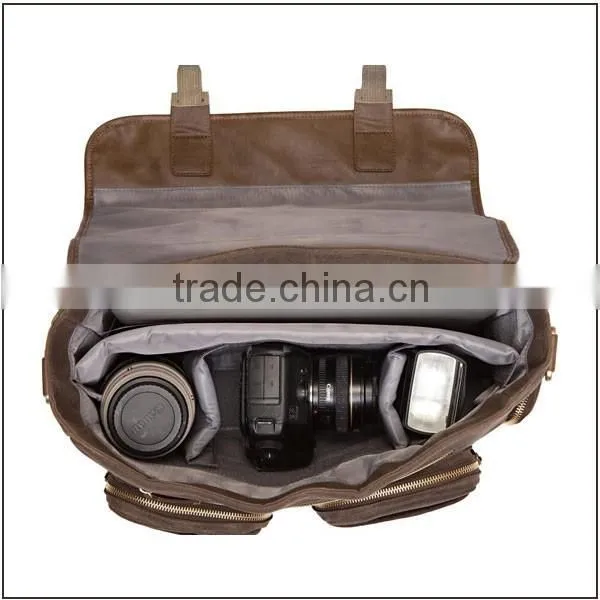 Wholesale Online-shopping Vintage Fashion Leather Dslr Camera Bag photo-5