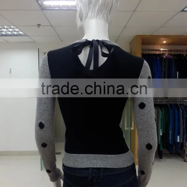 2016 Spring/summer Ladies Fashion Long Sleeve Pullover Sweater photo-2