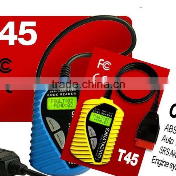 OBDII CAN Automatic Code Reader OBD2 diagnostic tool,T45 OBDII Code Reader