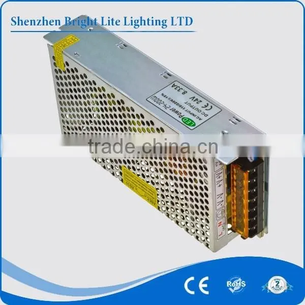 Factory Price! Led Power Supply 24V 8.33A 24-200W Power Supply 12v photo-2