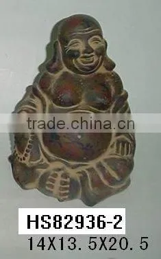 Terracotta budda statue