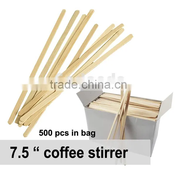 5.5" Discount Beverage Wood Coffee Stirrers Quality Choice