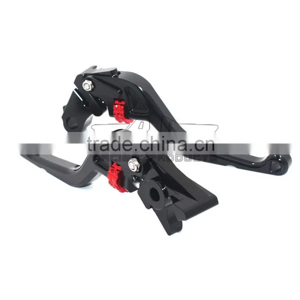 BJ-LS-010 Top Quality CNC Aluminum Short Motorbike Adjustable Brake Clutch Lever for Yamaha YZF R1 2009-2014 photo-2