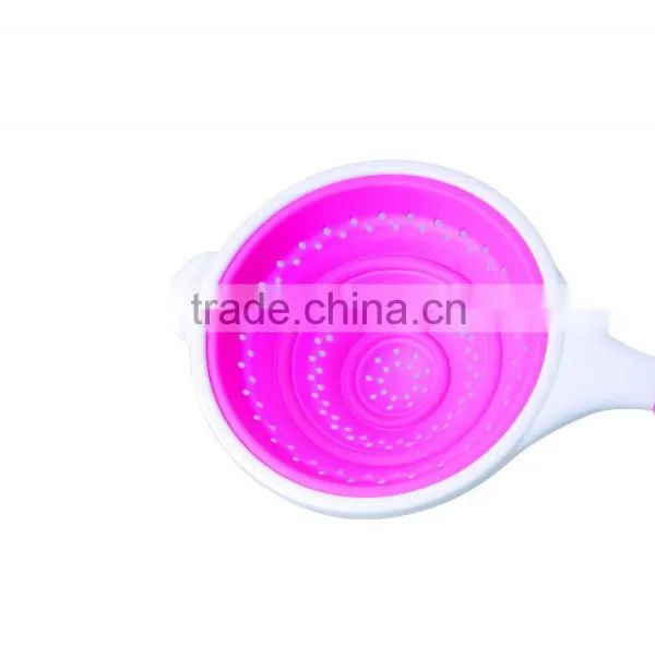 PP+Silicone 20*40.5*2 Colorful Kitchen Appliances Silicone Strainer/kitchen Strainers photo-4