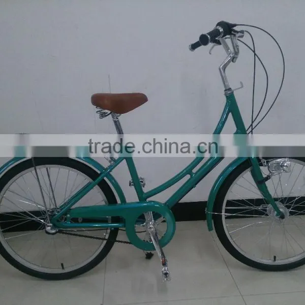Cheap Holland Style Vintage Bicycle With Dynamo-powered Lamp City Bike for Women