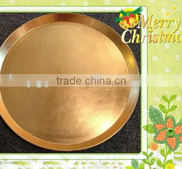 13"PP Gold Charger Plates,dinner Plates