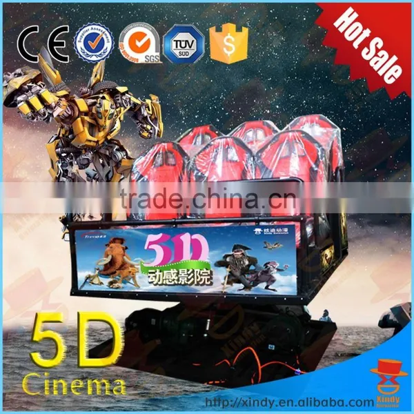 2015 Thrilling Action Ride Guangzhou Hot Selling 9 Seats Simulator 5D Cinema photo-5