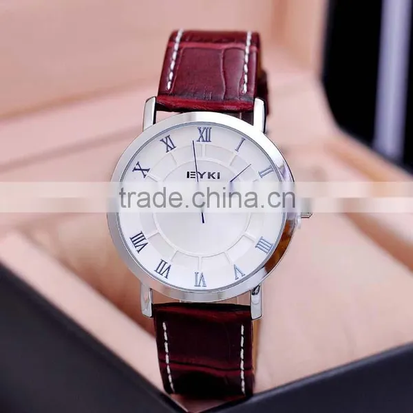 Genuine Leather Business Men Hand Watch Eyki Brand photo-5