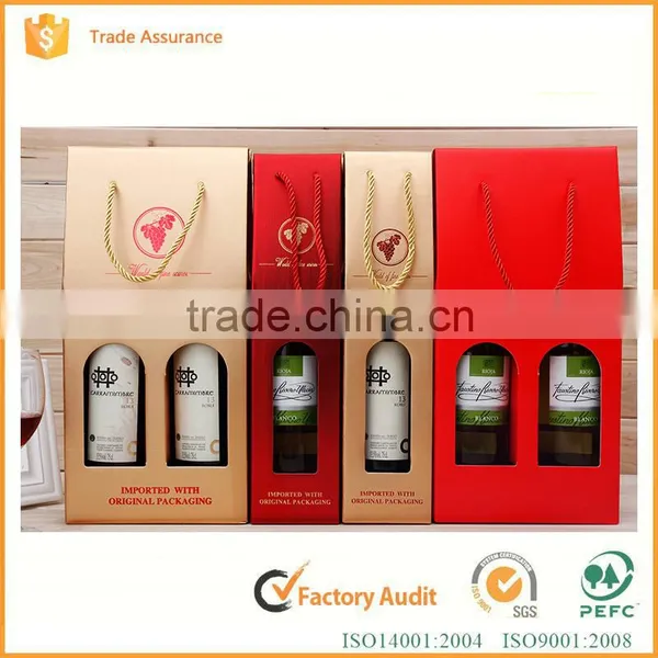 Make You Own Paper Box Wholesale Wine Packaging Paper Box