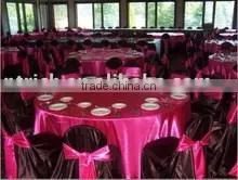 2015 Hot Sale Premium 120inches Satin Table Cloth for Wedding Banquet