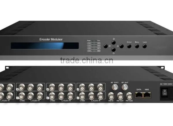 Digital RF Broadcasting Station SD Dvb-c Encoder Modulator photo-4