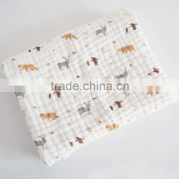 Muslin Wraps/Swaddle Blankets, Custom Printing for Baby photo-2