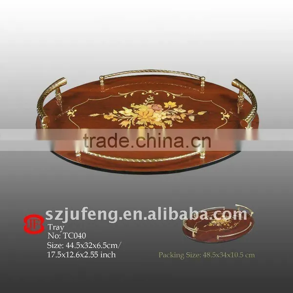 Cheap Antique Wood Serving Trays