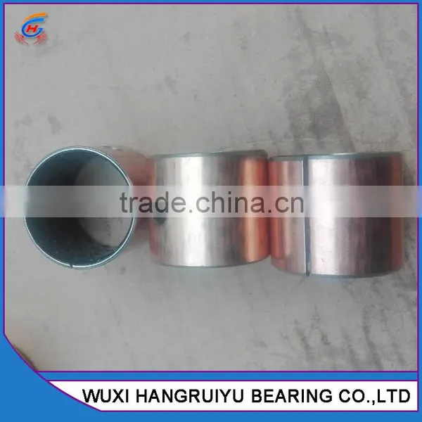 Metal Backing Supports POM With Fiber Self Lubricating Bushing Sleeve Bearings 60 * 65 * 50mm With Grease Hole photo-3