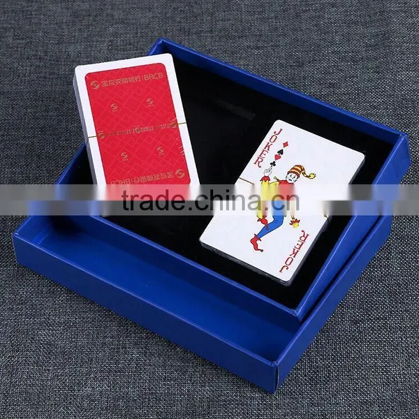 Hottest Sell Custom Playing Cards Type Linen-embossed Playing Cards Glossy Lamination 100% Pvc Playing Cards ---DH20568 photo-2