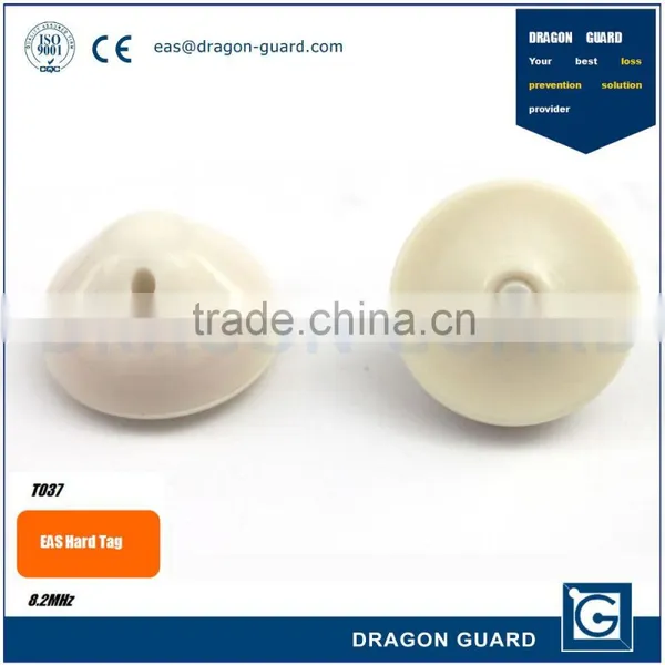 China Manufacturer Supply Supermarket Anti-Theft 8.2MHz RF Hard Tag EAS Round Security Tag Black photo-6
