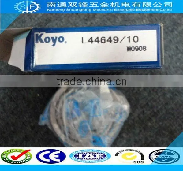 Treadmill Roller Bearings KOYO L44645/L44613 Tapered Roller Bearing