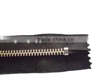 5# Metal Aluminum Zipper Fastener Close End Plated Auto Lock Fancy Zipper Slider Jacket Zipper photo-3