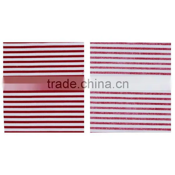 Red Colour Cross Grain Cotton DIY Fabric photo-2