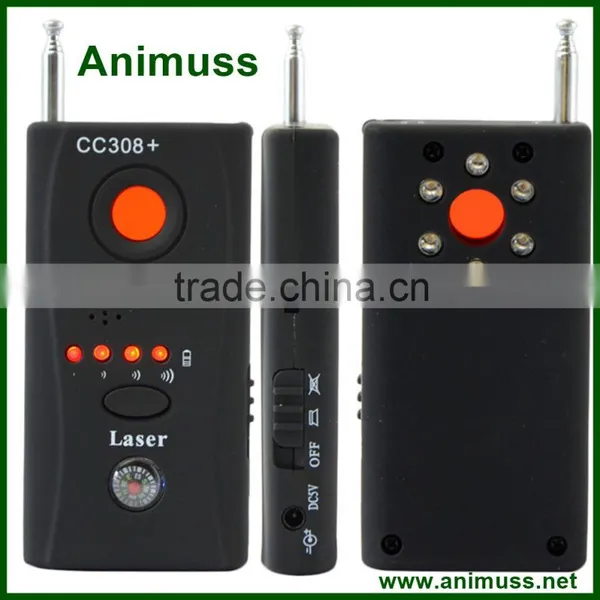 RF Lens detector Radio Wave Signal Full range WiFi GSM Signal Finder Wireless Camera Detector CC308 Bug Detector                        
                                                Quality Choice