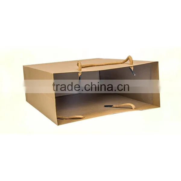 Custom Design Eco-friendly Shopping Kraft Paper Bag photo-2
