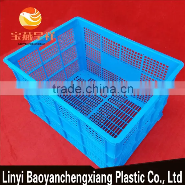 833x621x480mm Rectangular Plastic Basket for Turnover Transportation photo-2