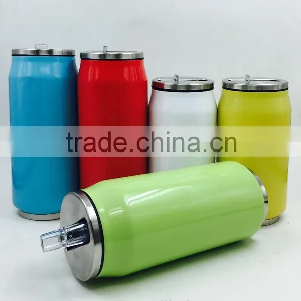 Double Wall Satinless Steel Vacuum Mug