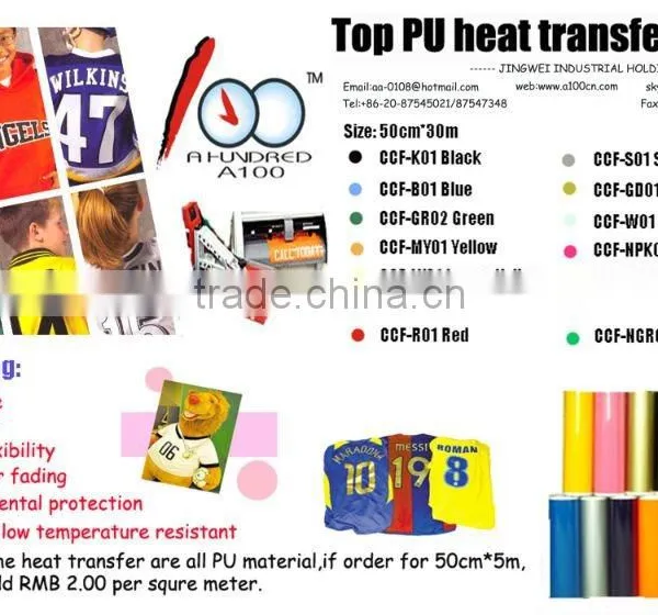 PU Heat Transfer Film for Garment photo-3