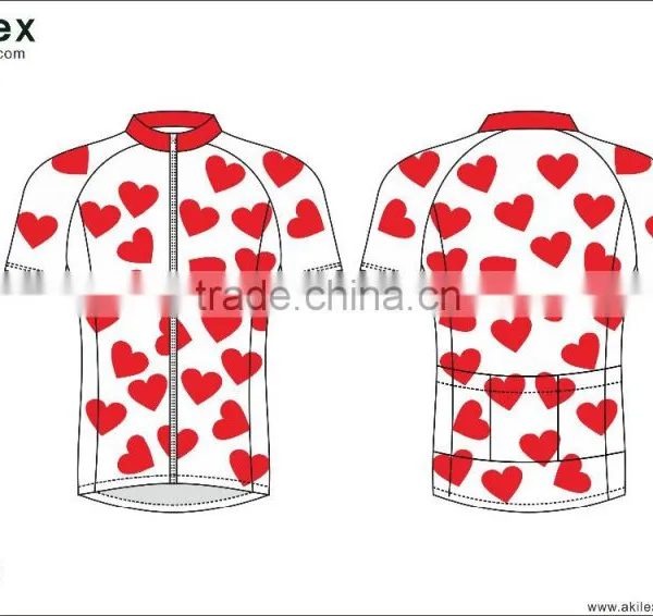 Short Sleeve Blank Wholesale Cycling Jersey photo-4