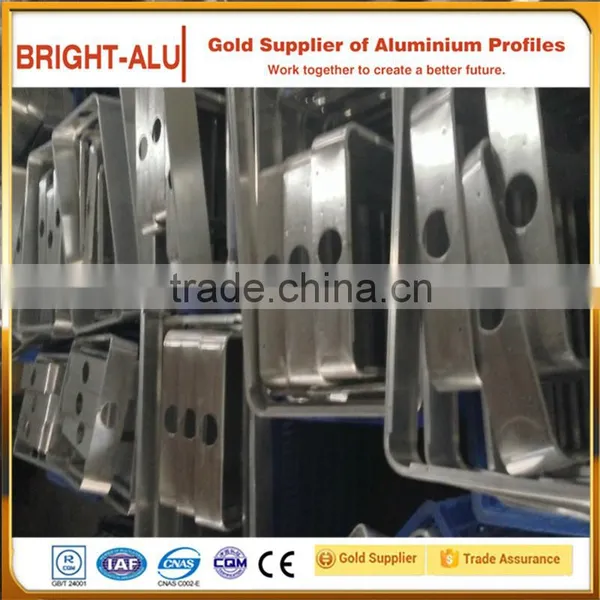 Light Weight Black and White Natural Anodized Bending Aluminium Section According to Your Drawing photo-2
