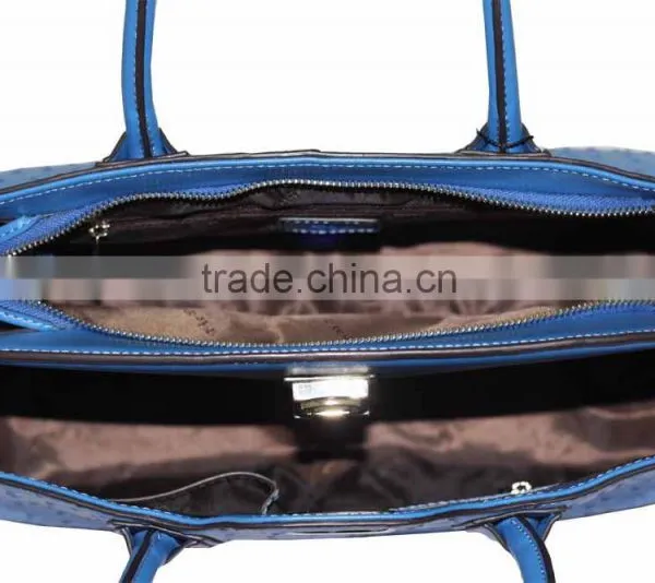 S746-B2798 Women Handbag With Ostrich Cow Leather Bag Hady Handbag Mochila Wayuu Women Bag Ladies Satchel Bags photo-5