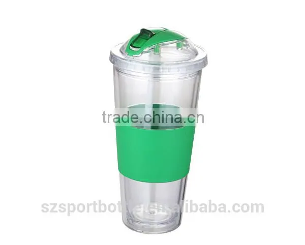 Silicone Sleeve Insulated Food Grade Standard Reusable Plastic Bottles photo-3