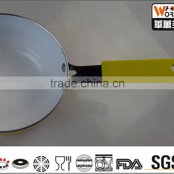 South Korea Aluminum Non-sticking Edge Mini Fry Pan With Color Painting photo-2