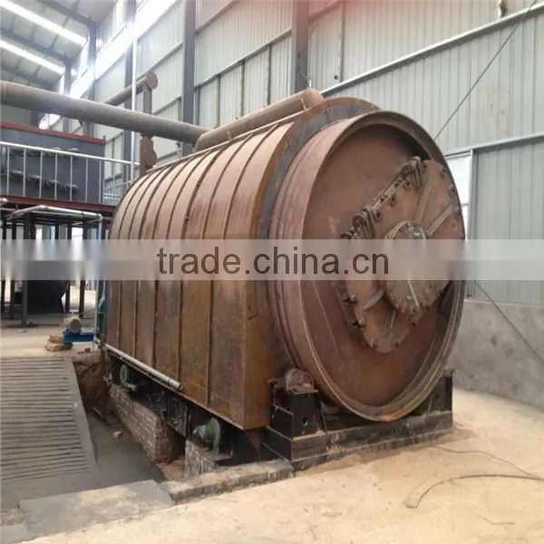No Pollution Waste Tire Pyrolysis Plant photo-2