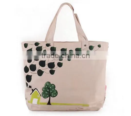 New Arrival Vintage Heavy Canvas Tote Bag Beach Cotton Bag photo-5