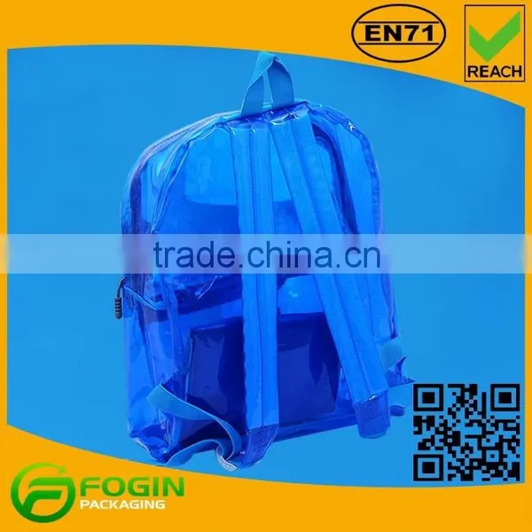 China Supplier Transparent Backpack for Student photo-2