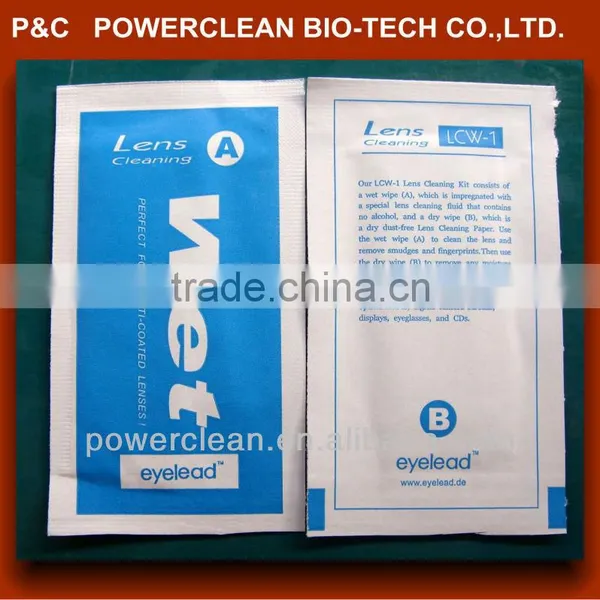Optic Lens Cleaning Wipes