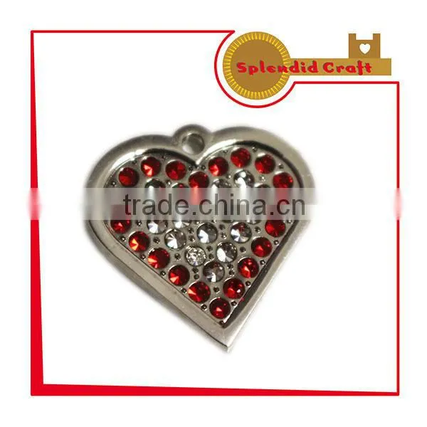 Bling Swaroski Crystal Metal Pet ID Tags