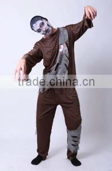 2016 China Wholesale Plants vs Zombie Xxxxl Mens Halloween Costumes for Adults photo-2
