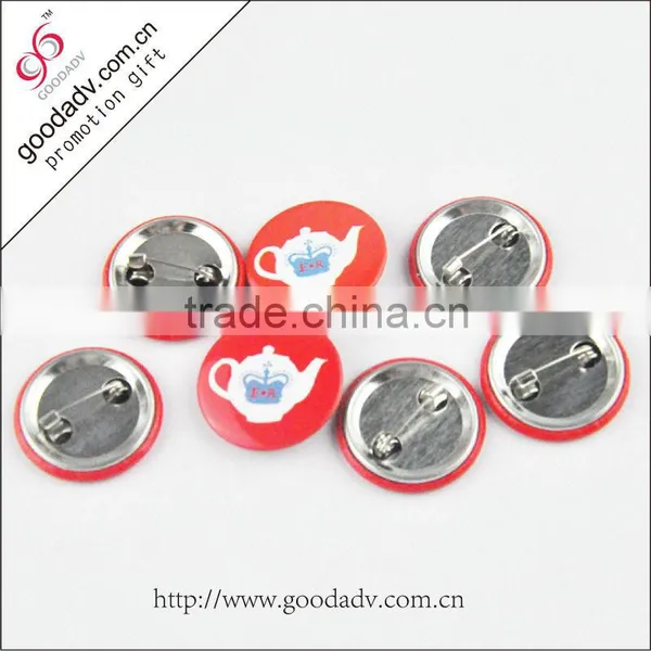China Wholesale Large Various of Styles Custom Metal Button Badge photo-3