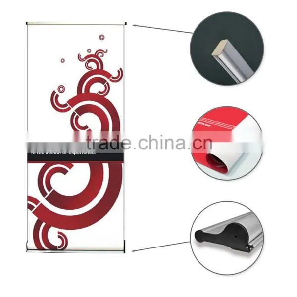 US Stock-96"x 36.22"- 94.49" Multi-Feature Adjustable Roll Up Banner Stand (Stand Only) photo-2