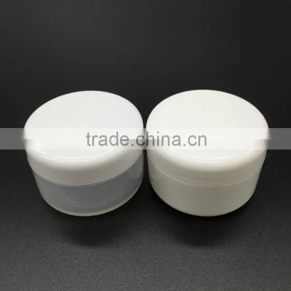 China Wholesale 15g White Recycled Empty Cylinder Plastic pp Cosmetic Jars photo-2